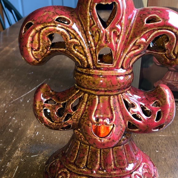 NIB FLEUR DE LIS RED LIGHT, Light included - Picture 5 of 10